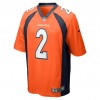 Herren Denver Broncos Trikot Patrick Surtain II 2 Nike Orange 2021 NFL Draft
